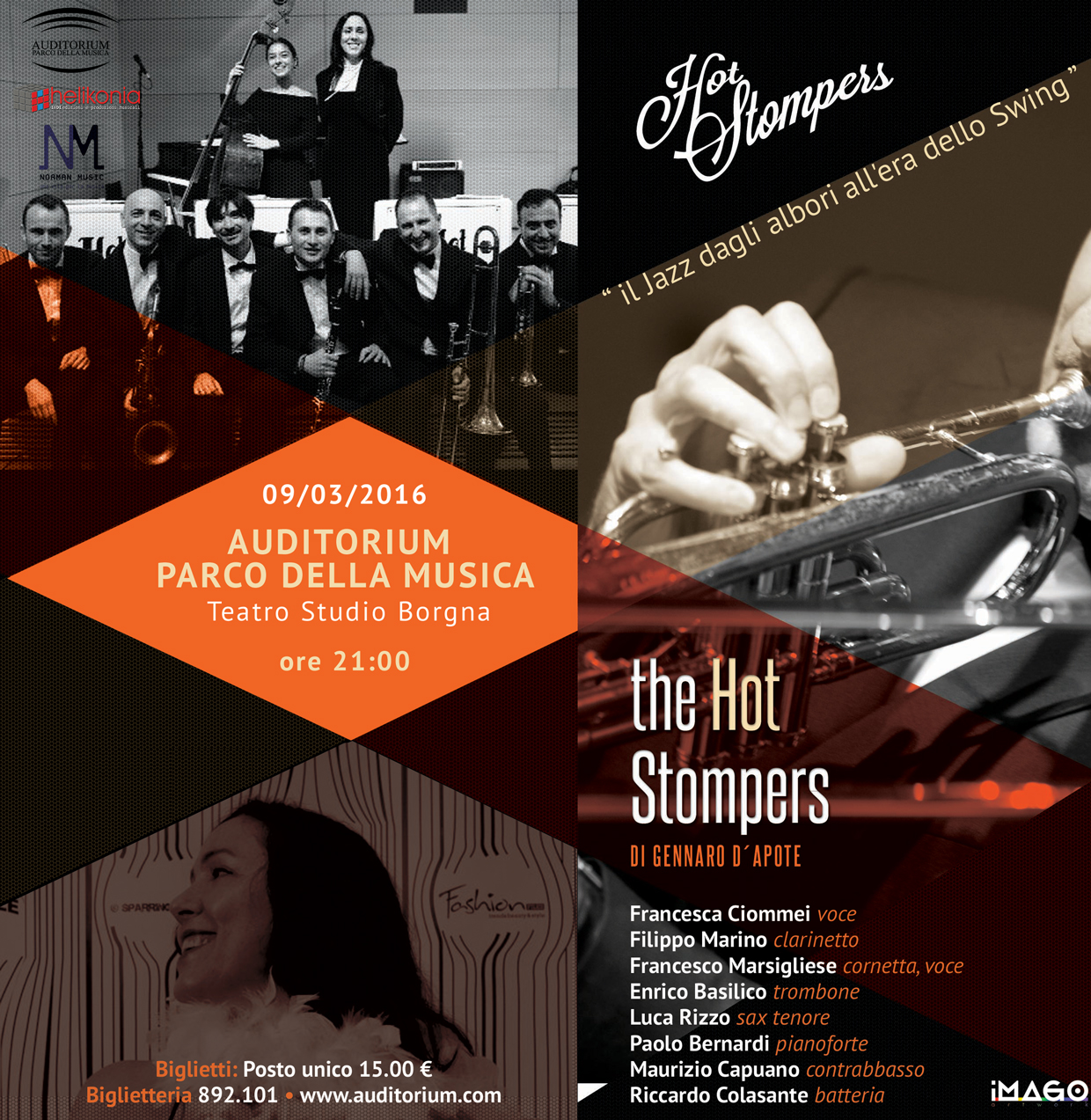 9.3.16 • Francesca Ciommei & The Hot Stompers • Auditorium Parco della Musica