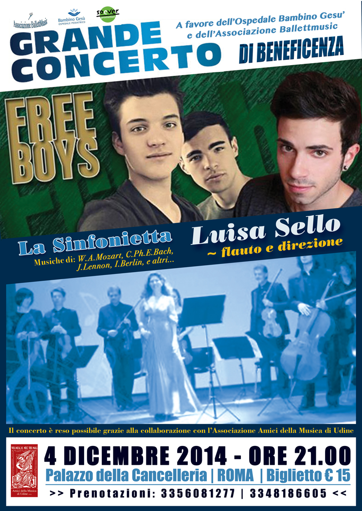 Luisa Sello, La Sinfonietta, Freeboys
