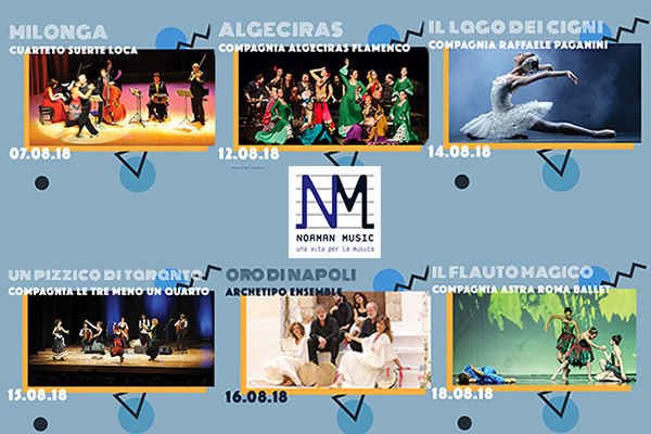 dal 7 al 18 Agosto - DANZ'è - 6 Spettacoli di Musica e Danza al Castello di Santa Severa