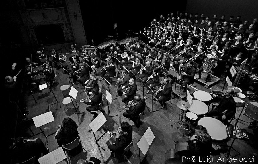 CARMINA BURANA - SINFONICA 3.0 - OSR , CONSERVATORIO ROSSINI, CORO FILARMONICO ROSSINI - DIRETTORE AGIMAN - TEATRO ROSSINI DI PESARO - 29/04/2014 - PH© LUIGI ANGELUCCI